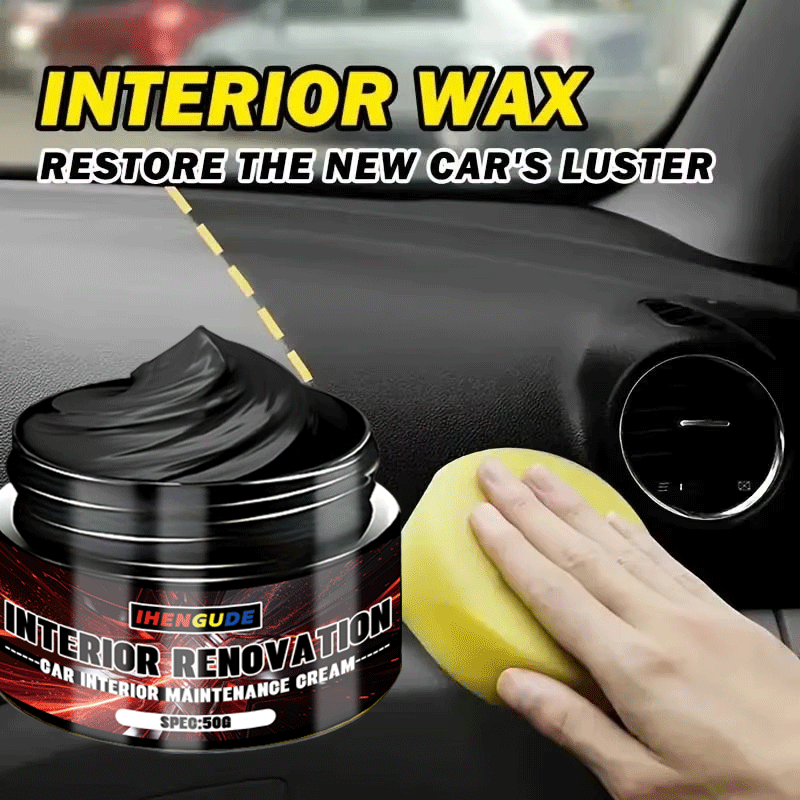 Leather Cleaner Interior - 50g 자동차 내부 관리 크림 플라스틱