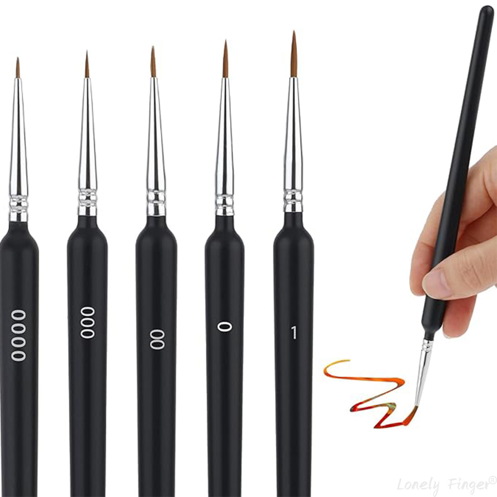Detailing Brush Set - 5/11Pcs 페인트 브러쉬 세트, 미니어처 페인팅을