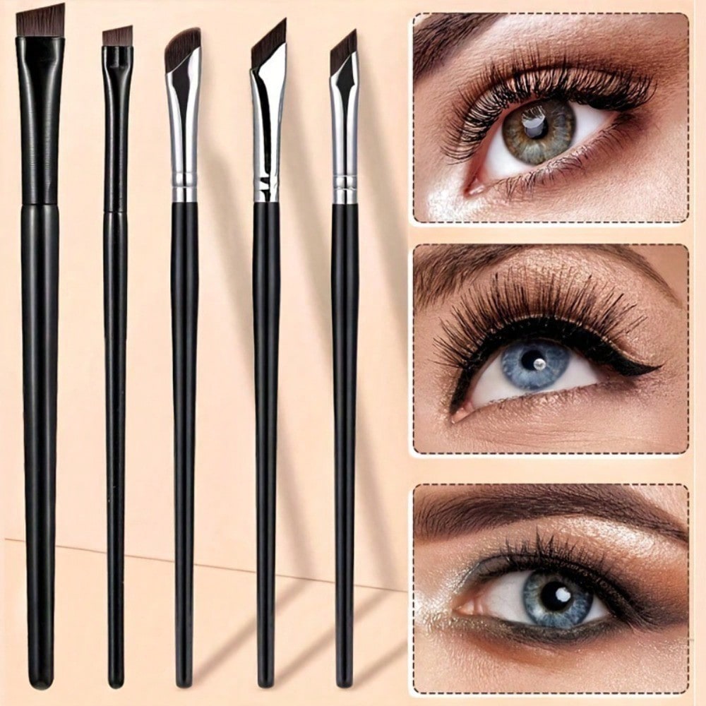 5종 메이크업 브러쉬 세트, 시클 아이라이너, 베벨 블 - Detailing Brush Set 리뷰 및 가격