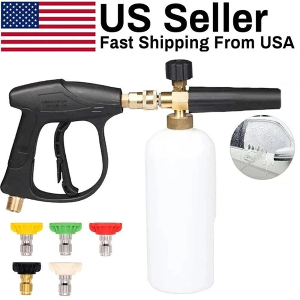 고압 세척기 건+스노우 폼 캐논 세트 알루미늄 소재 스 - Pressure Washer Foam Gun 리뷰 및 가격