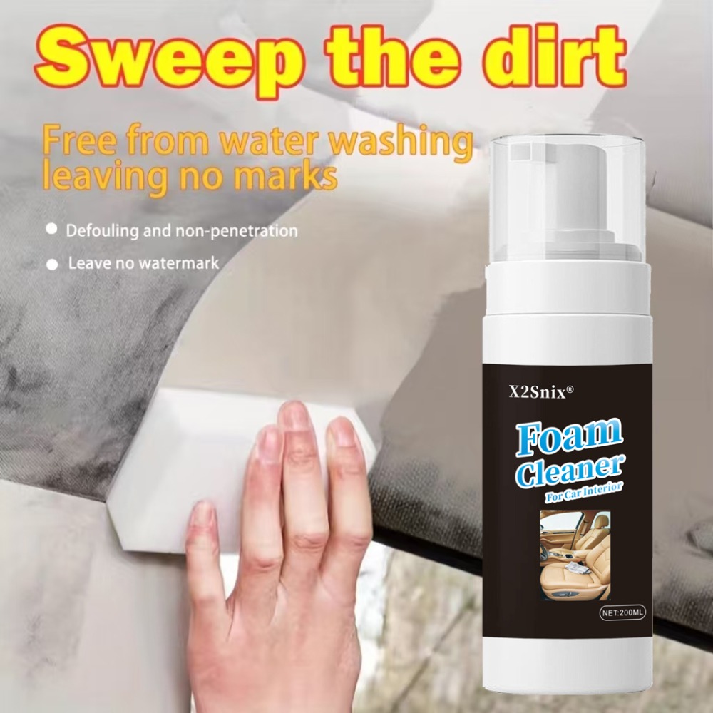 새로운 다기능 폼 클리너 자동차 내부 얼룩 제거 및 청 - Leather Cleaner Interior 리뷰 및 가격