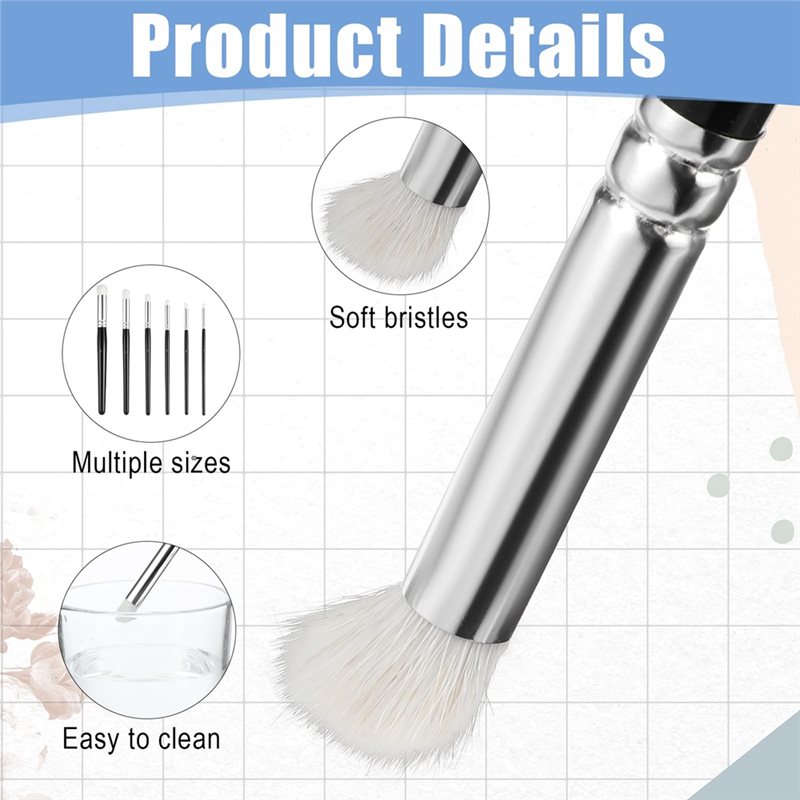 AT02-전문가용 미니어처 페인팅 브러쉬 세트, 6가지 - Detailing Brush Set 리뷰 및 가격